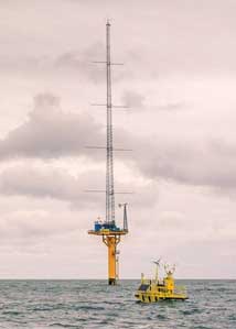 Offshore weather structures (meteorological mast and floating lidar)