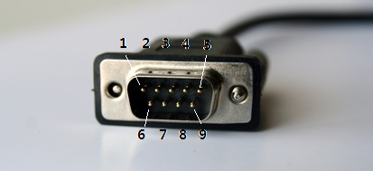 DTE 9 pin(M) 포트