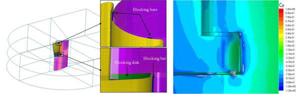 dder gap cavitation simulation (Grid system and result)