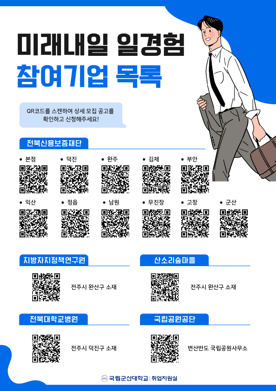 미래내일 일경험 참여기업 리스트
