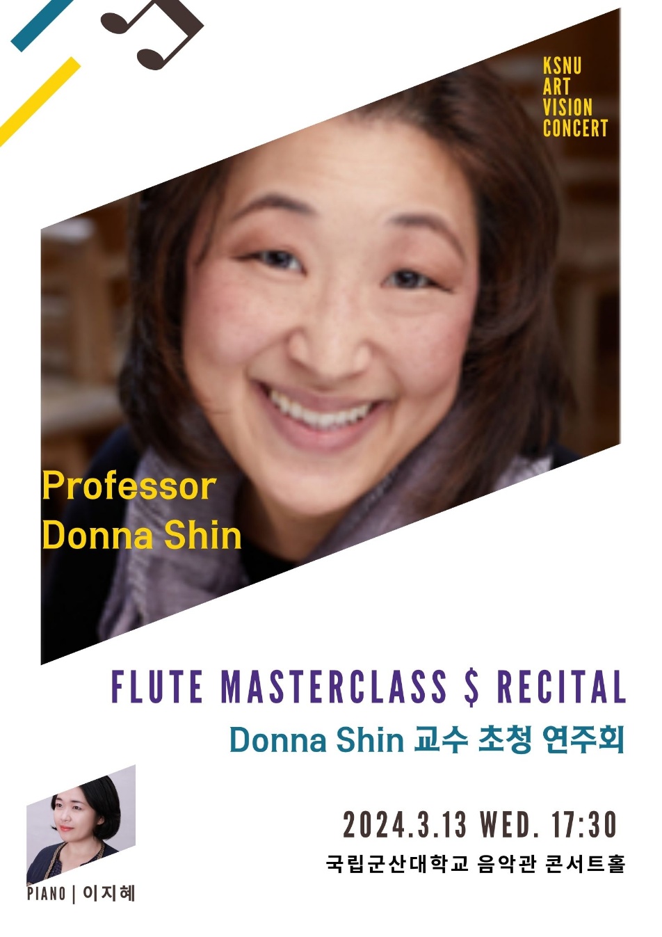 FLUTE MASTERCLASS & RECITL - Donna S..