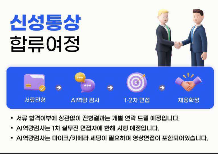신성통상(주) 경영기획실 데이터전략팀 신입/경력 채용 이미지(3)
