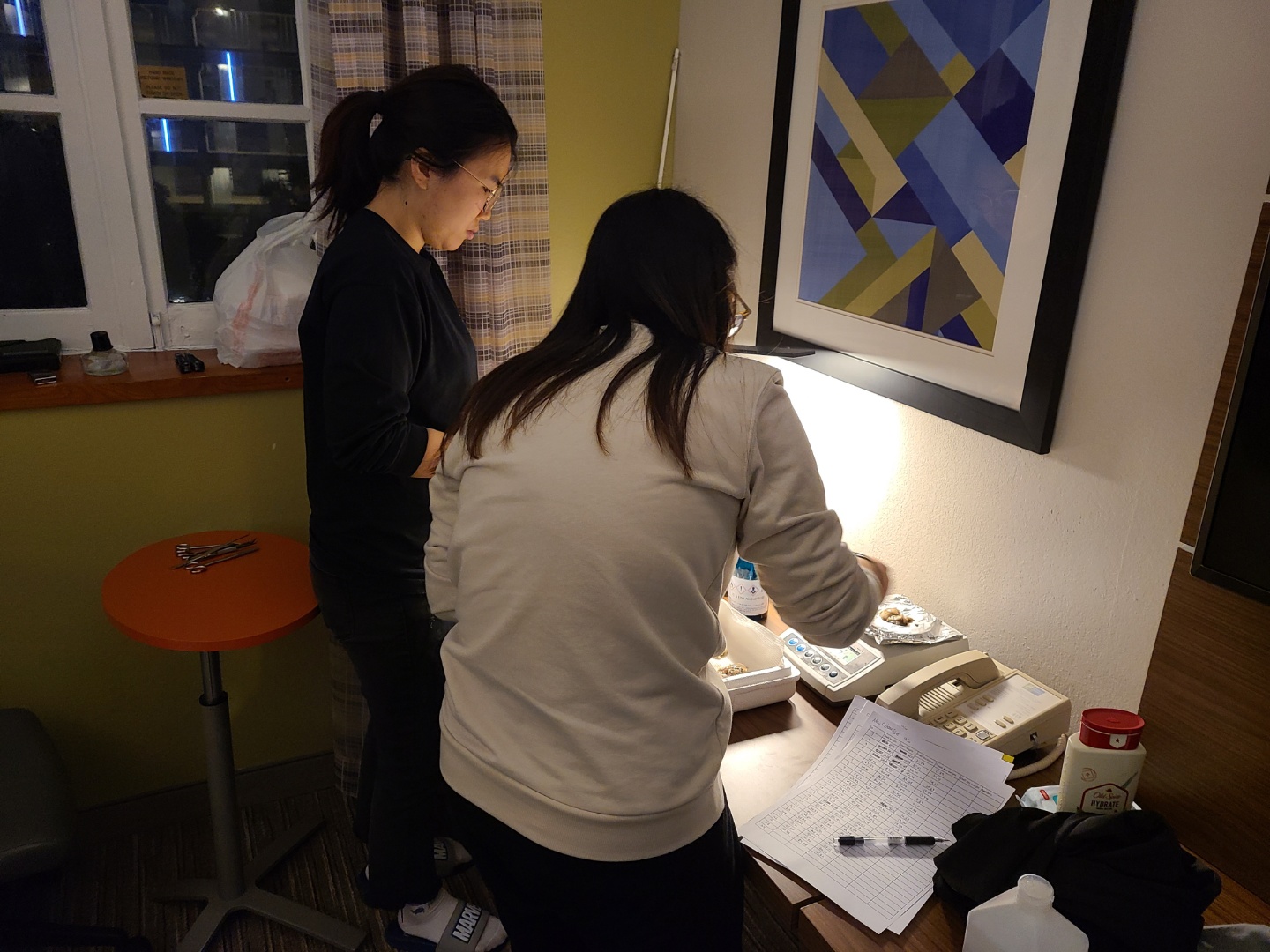 2021 미국 현장 유효성 평가(해양기생충학 실험실)