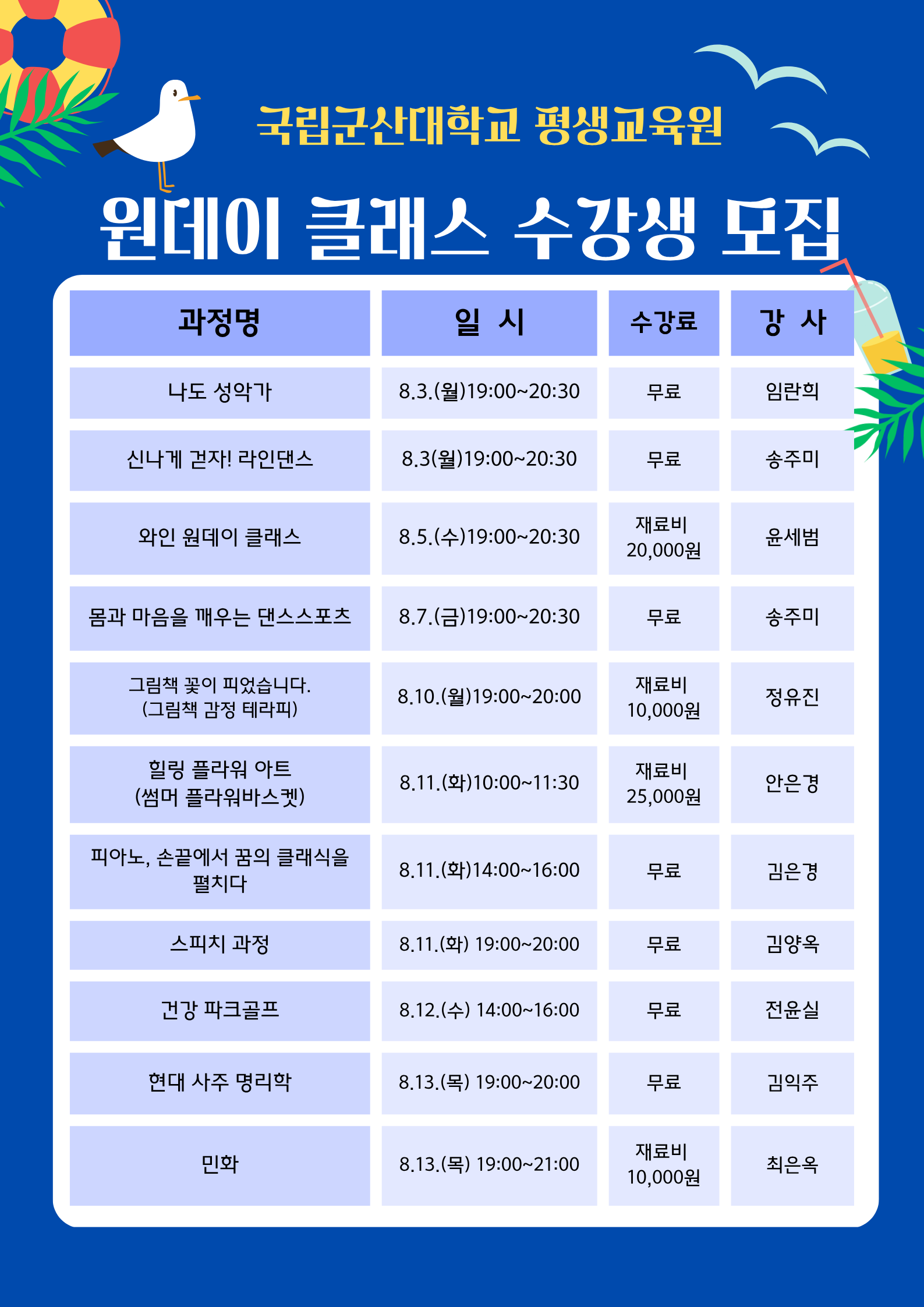 원데이 클래스
