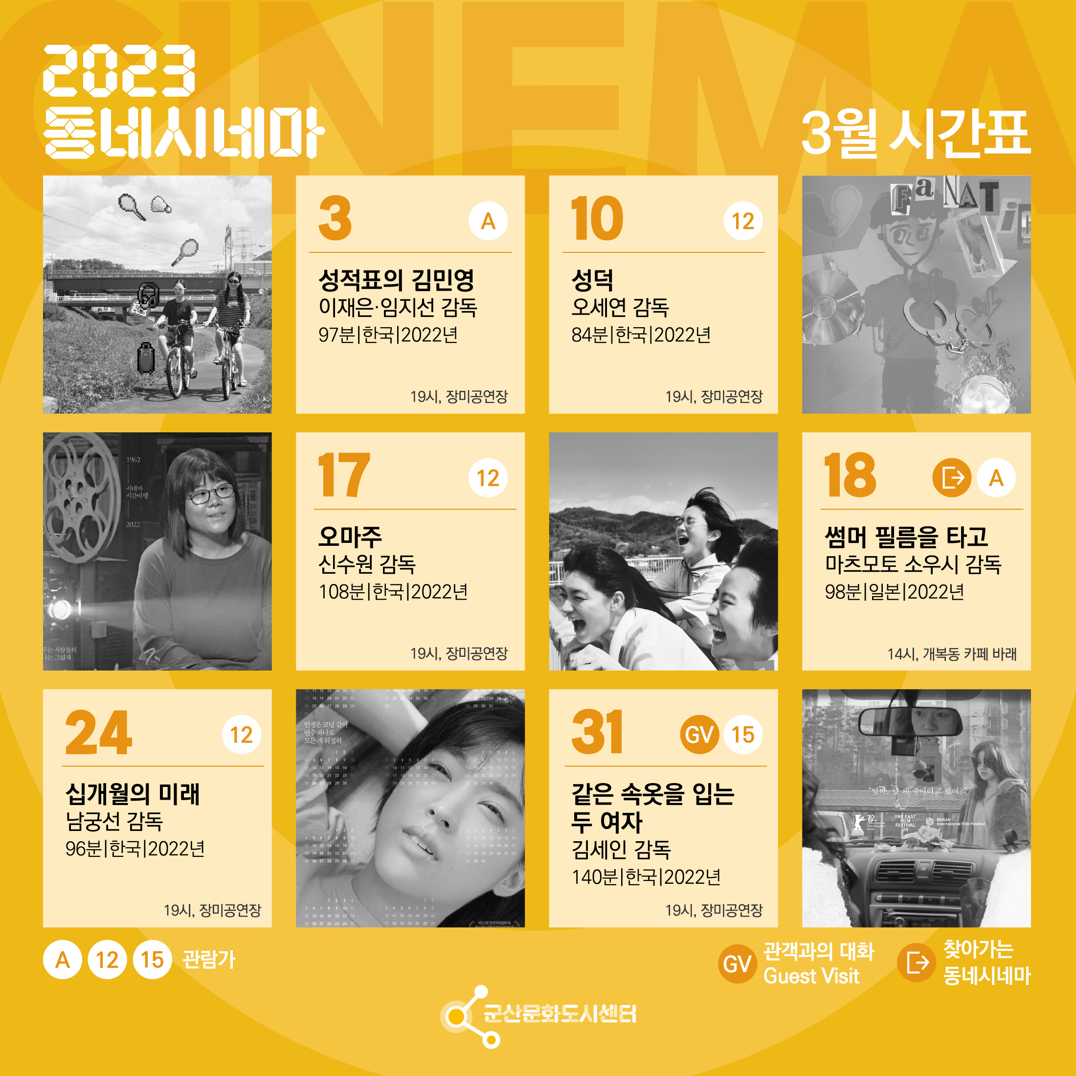 2023년 동네시네마 3월 17일(금), 3월 18일(토) 상영 안내 이미지(2)