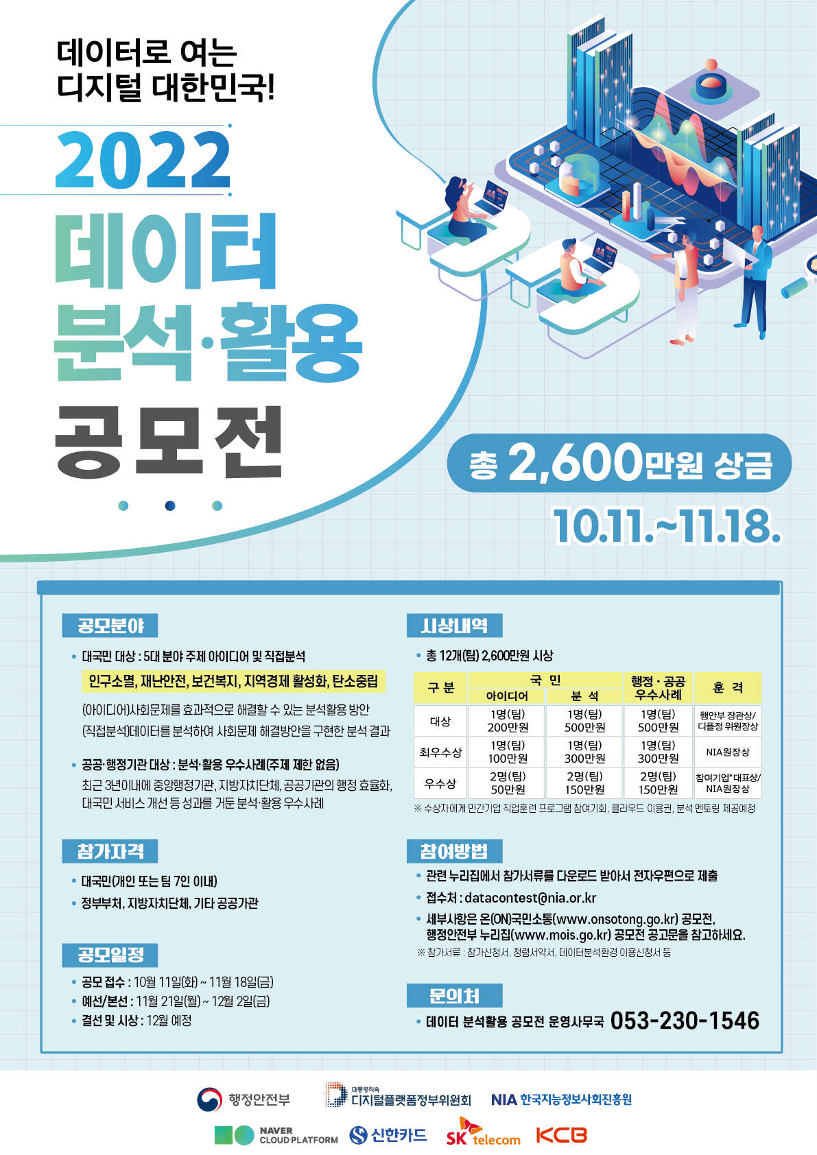 2022년 데이터 분석 활용 공모전 참여 및 홍보 이미지(1)