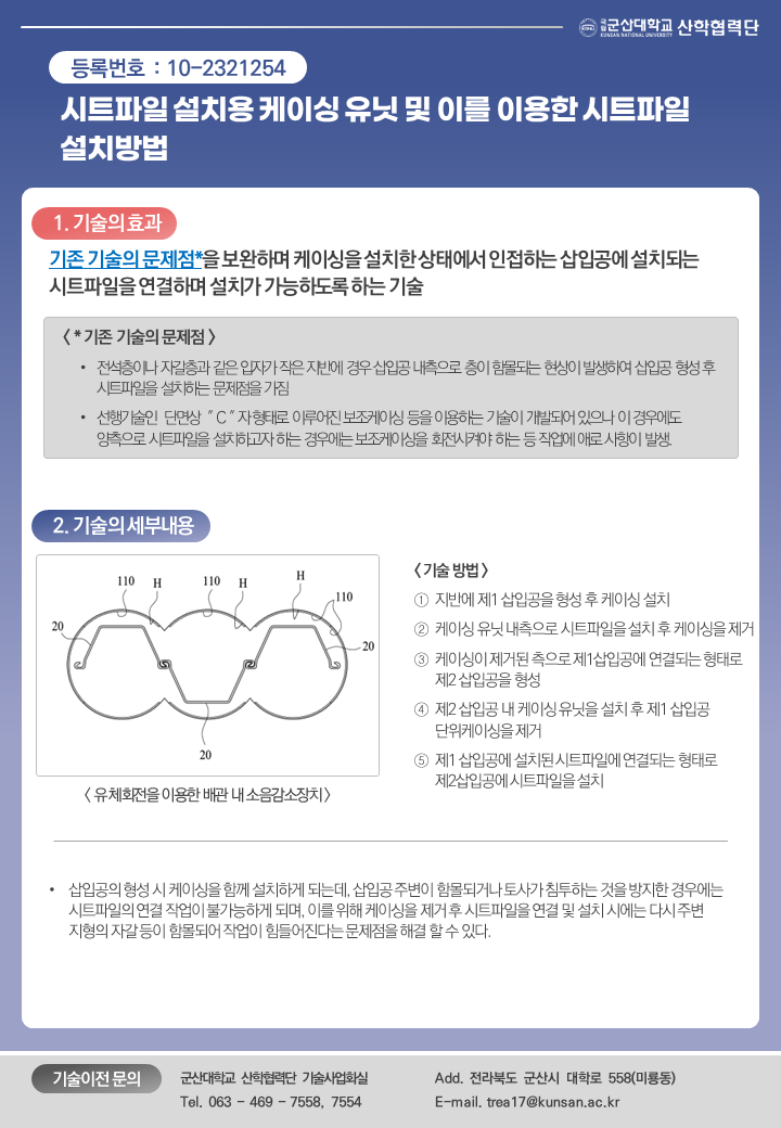 시트파일 설치용 케이싱 유닛 및 이를 이용한 시트파일 설치방법 이미지(1)