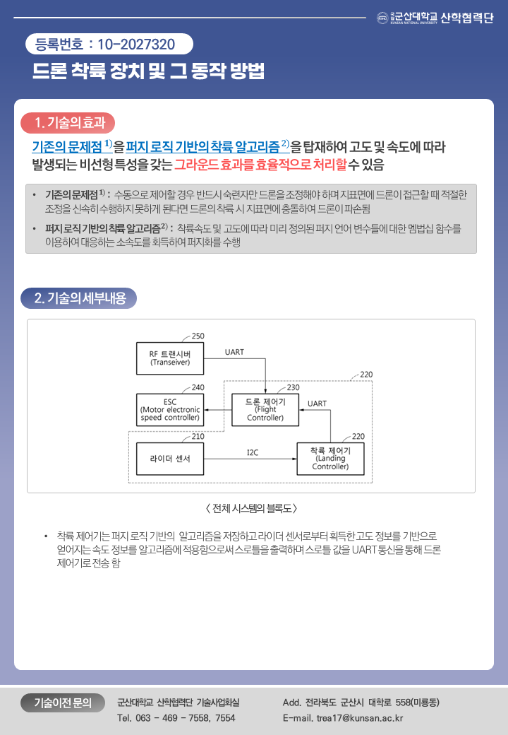 드론 착륙 장치 및 그 동작 방법 이미지(1)