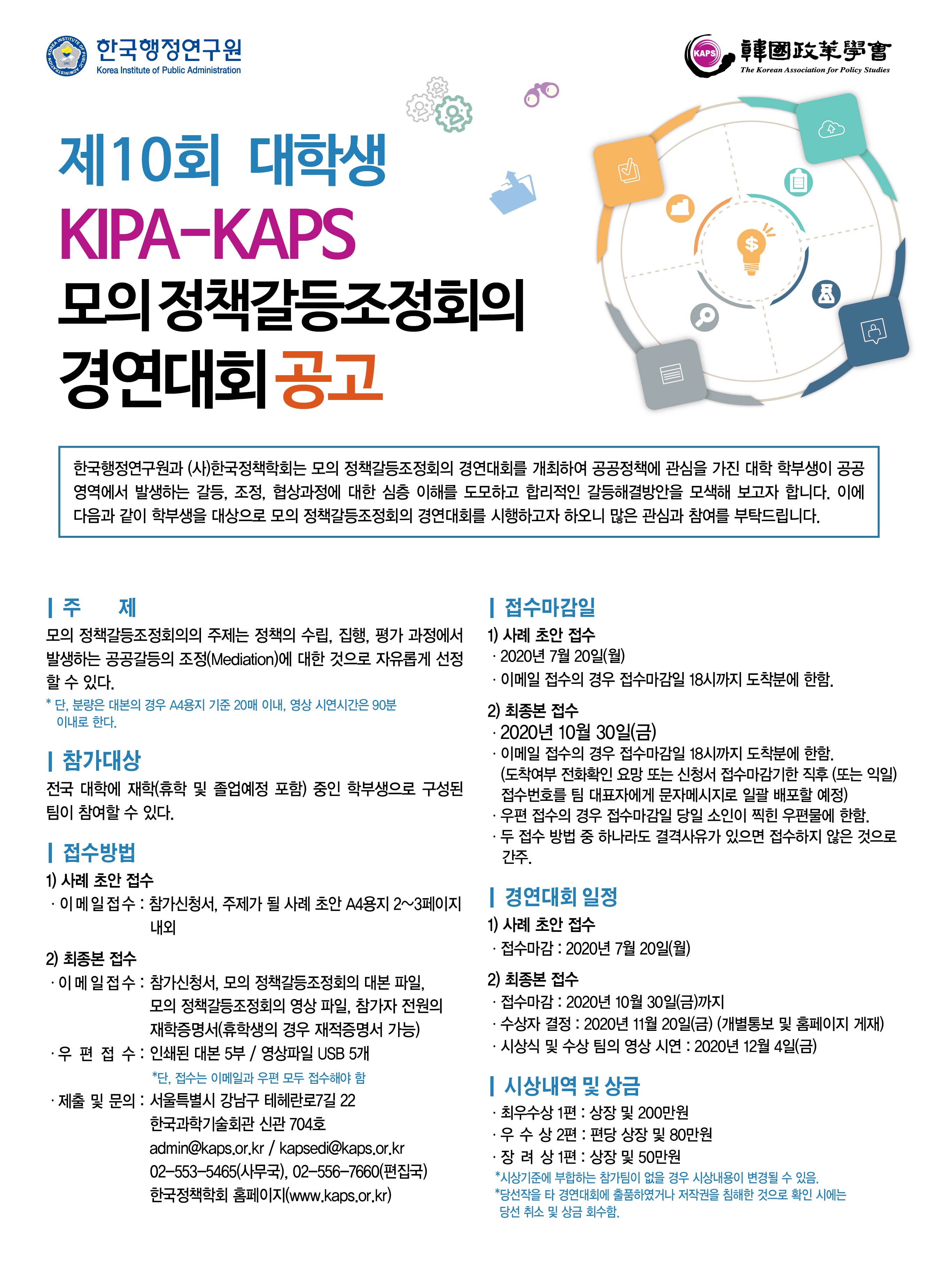 2020년 한국정책학회 모의정책토론회의 우수상 수상 이미지(3)