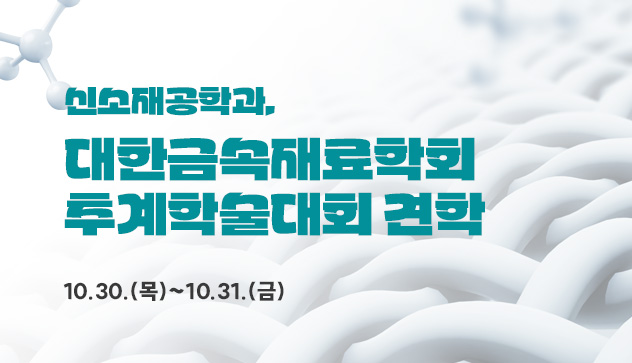 대한금속재료학회 추계학술대회 견학)